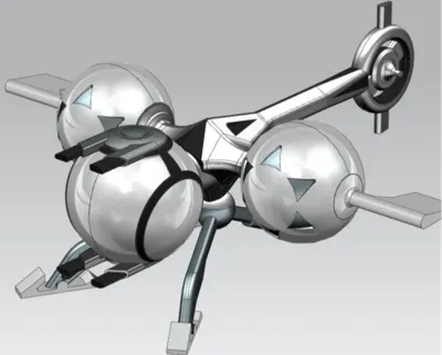 Aircraft from movie oblivion + ams