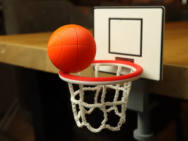 flexible basketball hoop (with ball)
