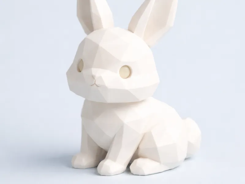 Low Poly Easter Bunny
