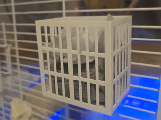 Activated‑Carbon Basket for Small‑PetCages