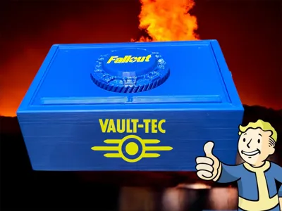 Fallout Vault-Tec Stash Box - Free 3D Print Model - MakerWorld