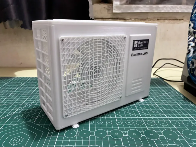 桌面空调模型12cm可吹风