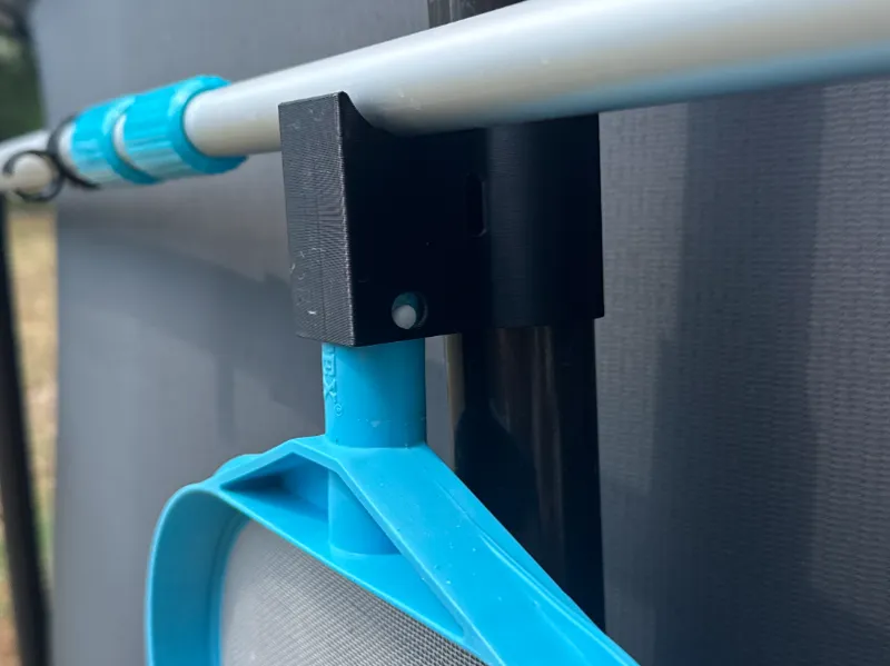 Pool Pole Clip Holder