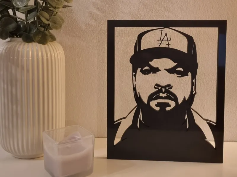 Ice Cube Bilderrahmen  / Aufsteller