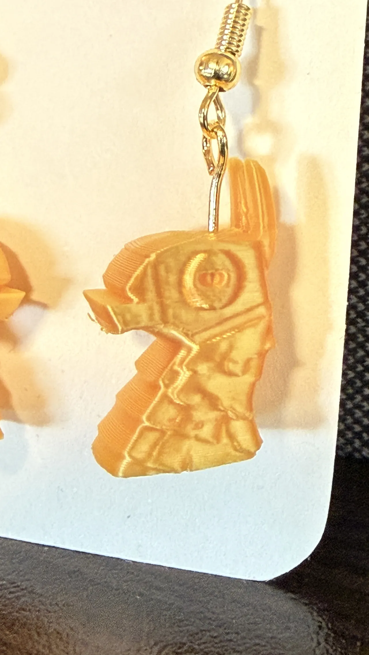 Fortnite | Gold Loot Llama Earrings view 3