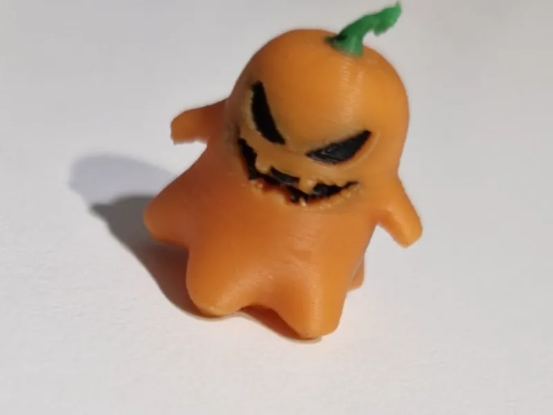 Scary Evil Ghost Pumpkin Halloween ready