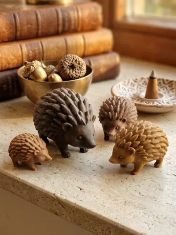 Modelo para impresión 3D: Japandi Hedgehog | Forest Elegance — vista de referencia 2