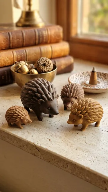 Modelo para impresión 3D: Japandi Hedgehog | Forest Elegance — vista de referencia 4