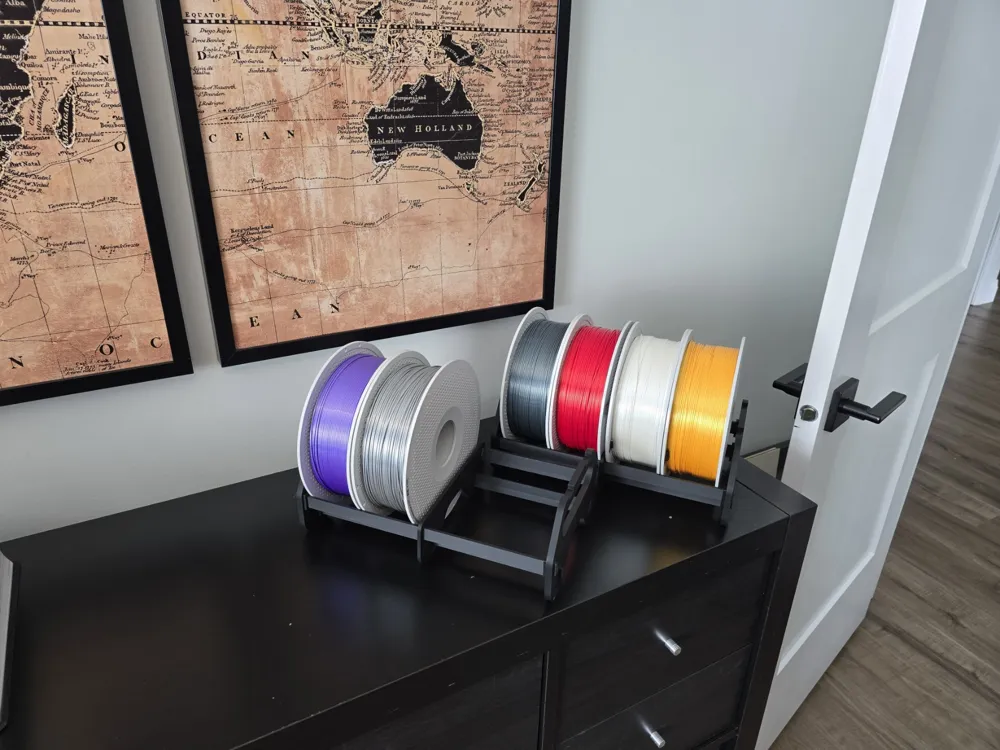 Quad Spool Rack - Free 3D Print Model - MakerWorld