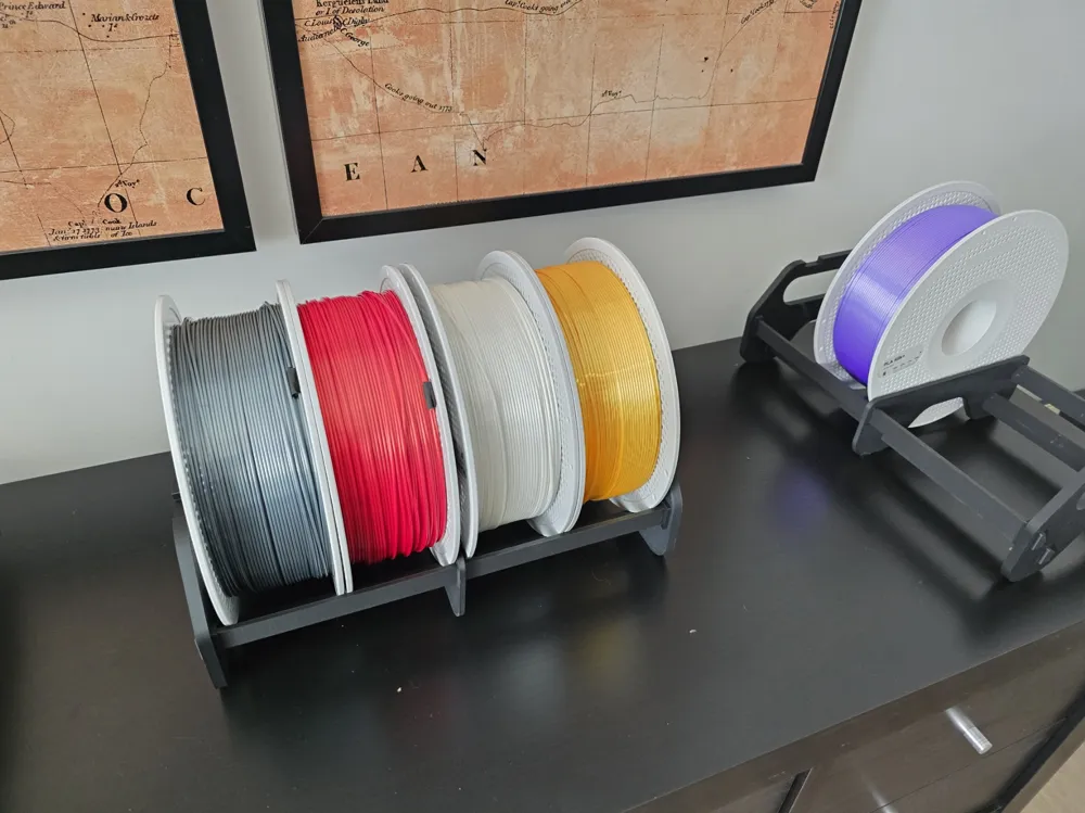 Quad Spool Rack - Free 3D Print Model - MakerWorld