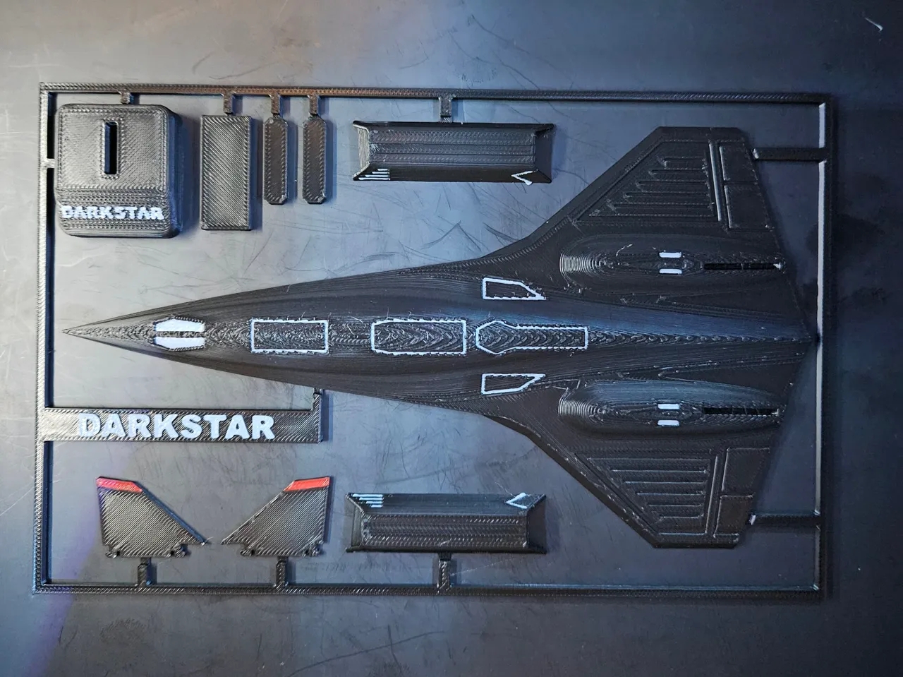 Darkstar Plane Kit Card view 2