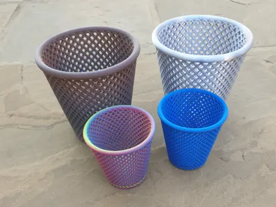 Lattice Storage Pots