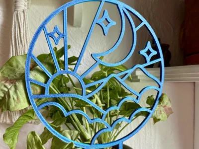 Celestial Scene Trellis