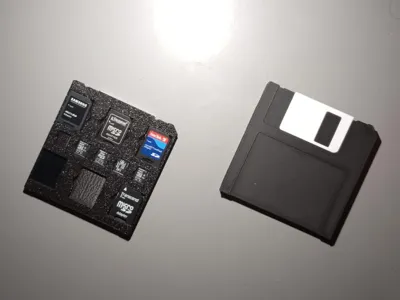 floppy disc SD card box