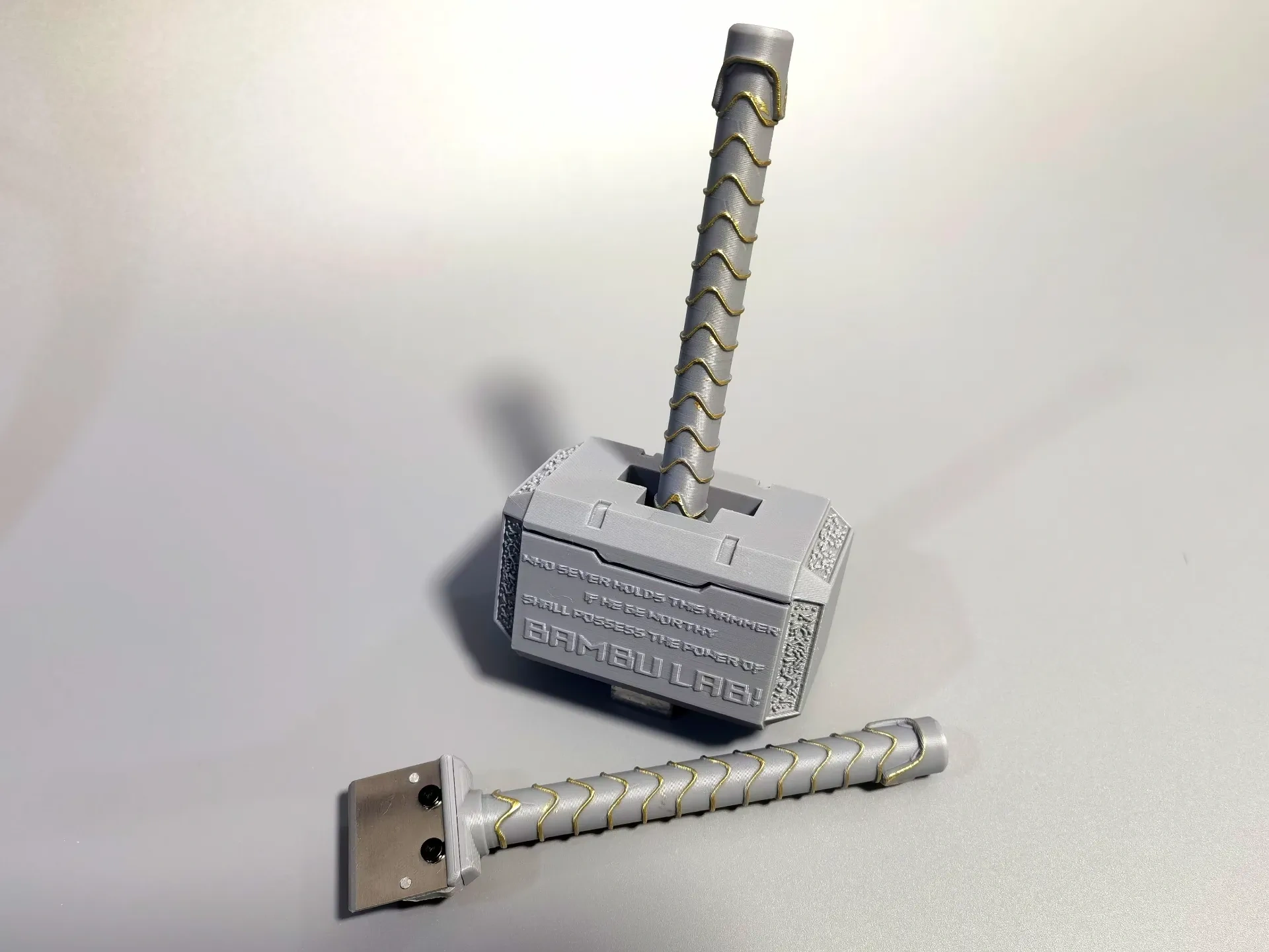 Shovel Thor's Hammer Edition - (New handle design, can also only print ...