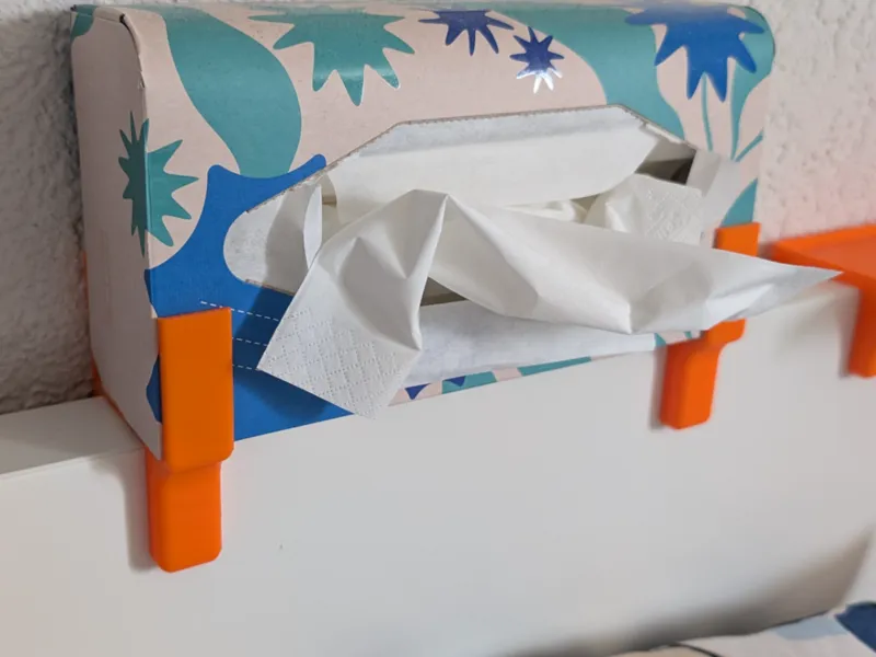 Tempo tissue box holder for Malm headboard
