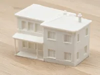 Bâtiment d'école ancienne échelle 1:160 — photo 1