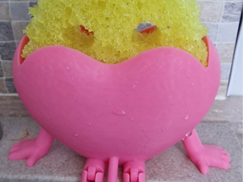 Valentine Heart Scrub Daddy holder