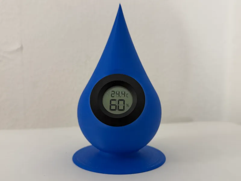 Hygrometer Waterdrop Stand (belüftet)