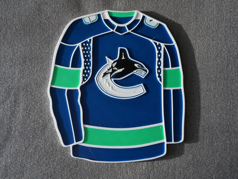 Vancouver Canucks NHL Jersey Coaster