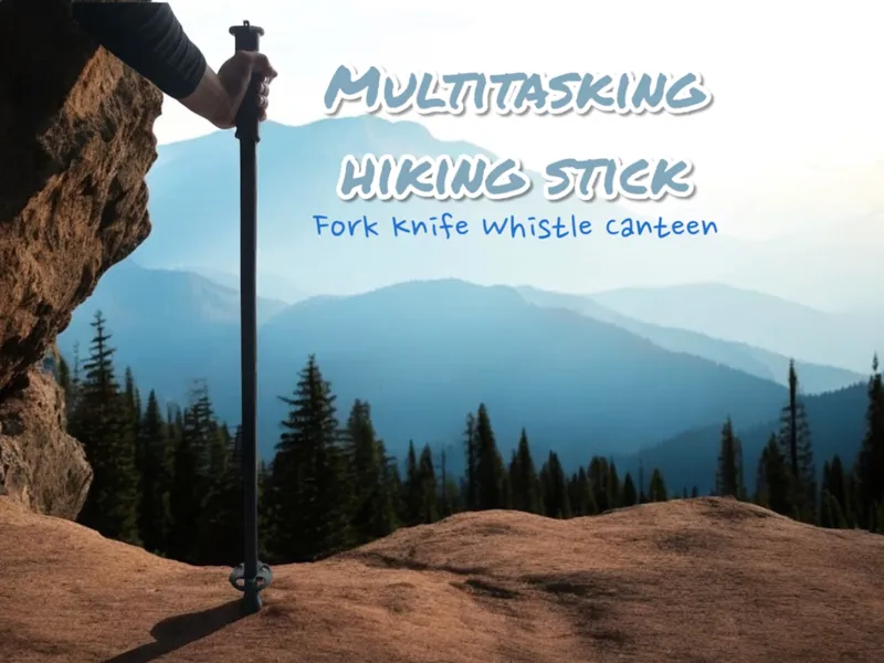 Multitasking  Hiking Stick
