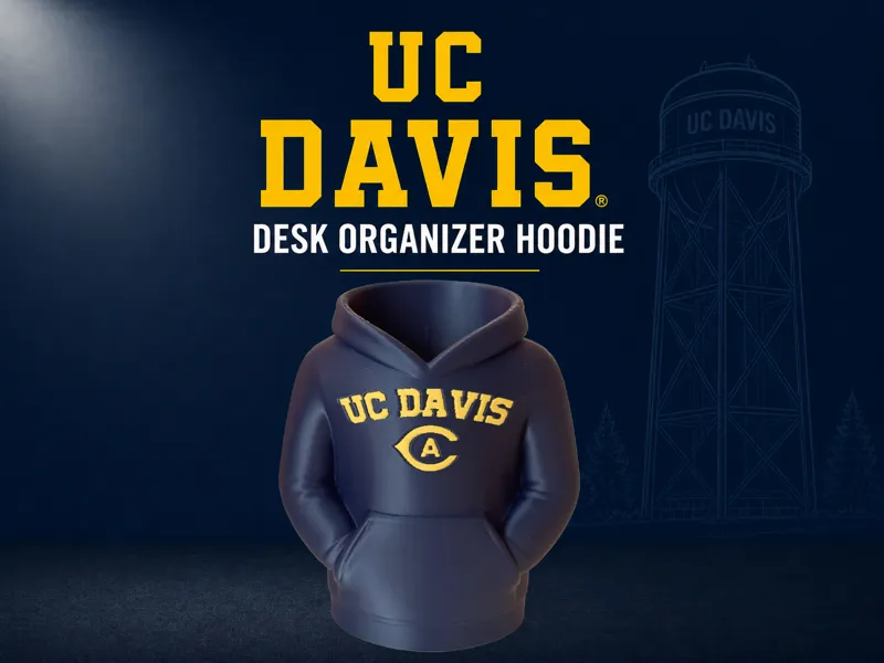 UC Davis Desk Organizer Hoodie