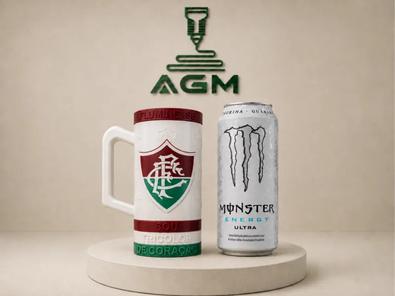 Porta Latas com Alça de 473ml e 500ml - Fluminense