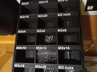 Screw insers - 0.24mm layer, 2 walls, 3% infill