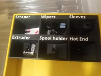 Various parts 0.24mm layer, 2 walls, 3% infill