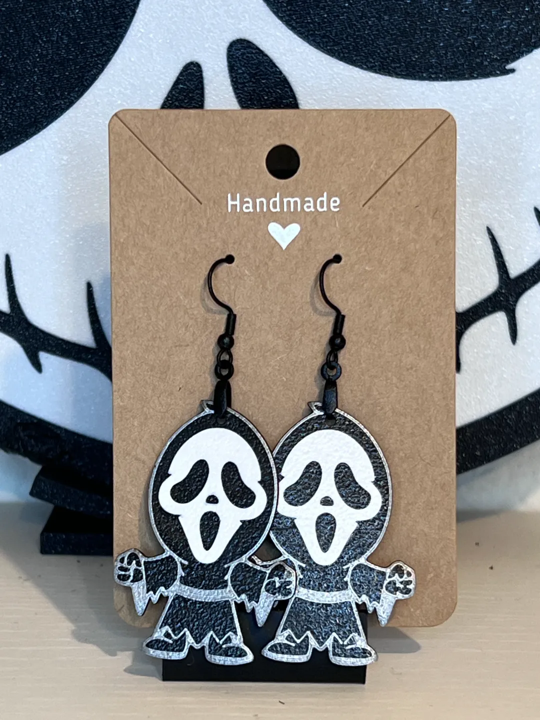 Ghost Face Scream Earrings view 4
