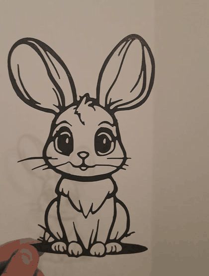 CUTE BUNNY, EASTER BUNNY,EASTER DECOR, BUNNY