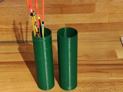 Float container tube