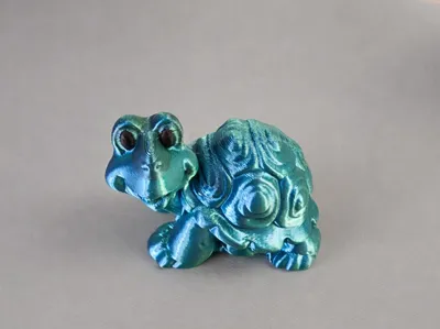 Aqua Swirl Turtle- Cute Turtle Figurine