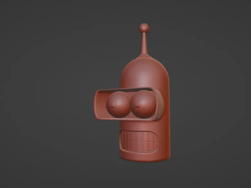 Bender Futurama da incollare