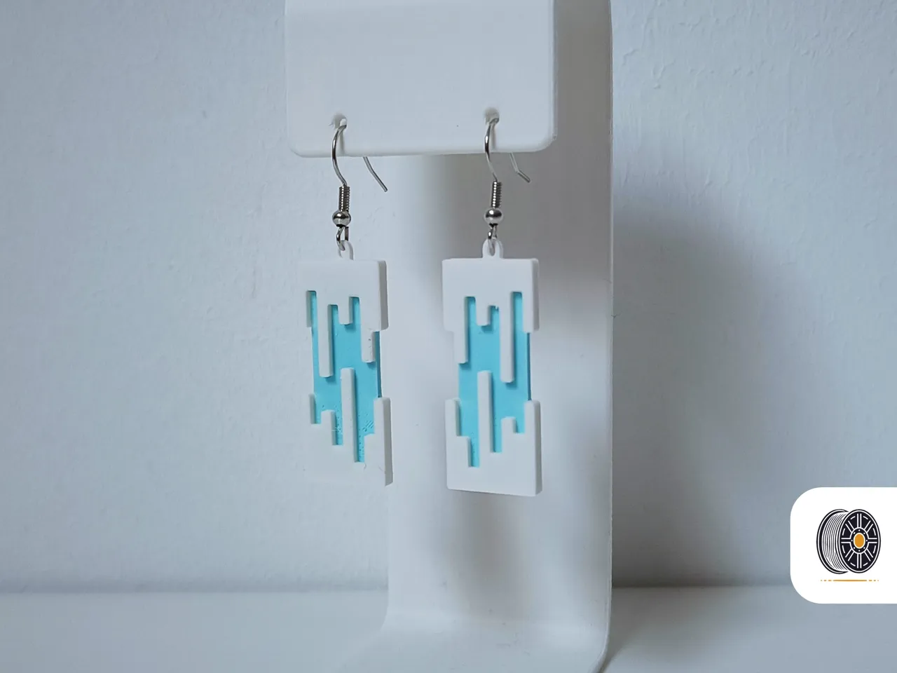 Prism Drops | Minimalist Futuristic Earrings | AMS view 3