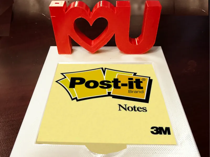 I Love You Post it Note Holder
