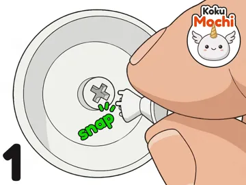 Objeto manipulable: Koku Mochi Cat House Clicker Figure — vista de referencia 2