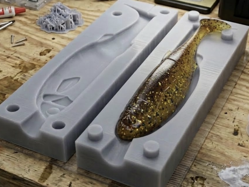 12cm Slim Shad – Soft Bait Mold