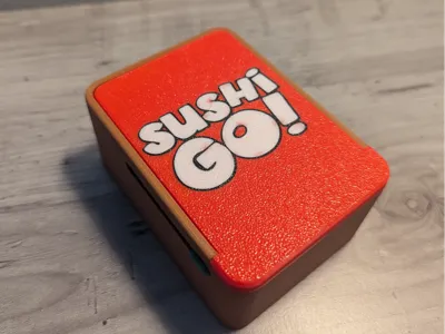 Sushi-Go Travel Box: a Slide-n-Lock Remix