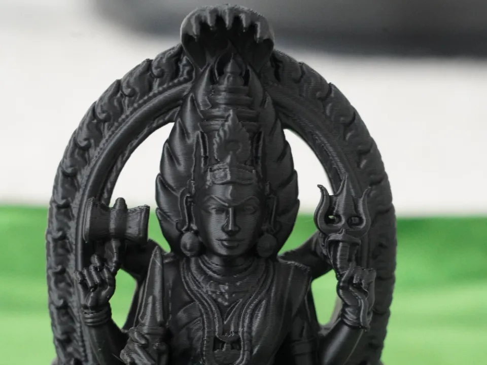 Modelo para impresión 3D: Karumari Amman | Tamil Rain & Healing Goddess Idol. Referencia del modelo original.