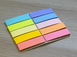 Post-it 50mm by 15mm Strip Organizer Sticky Notes