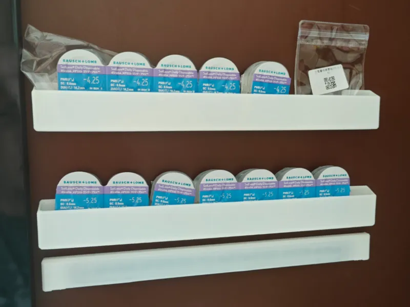 超薄日抛隐形眼镜收纳 壁挂 Thin Daily Contact Lens, WallMounted
