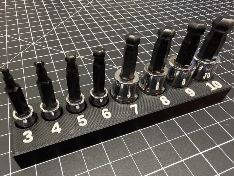 Icon Metric Ball Hex Socket Organizer