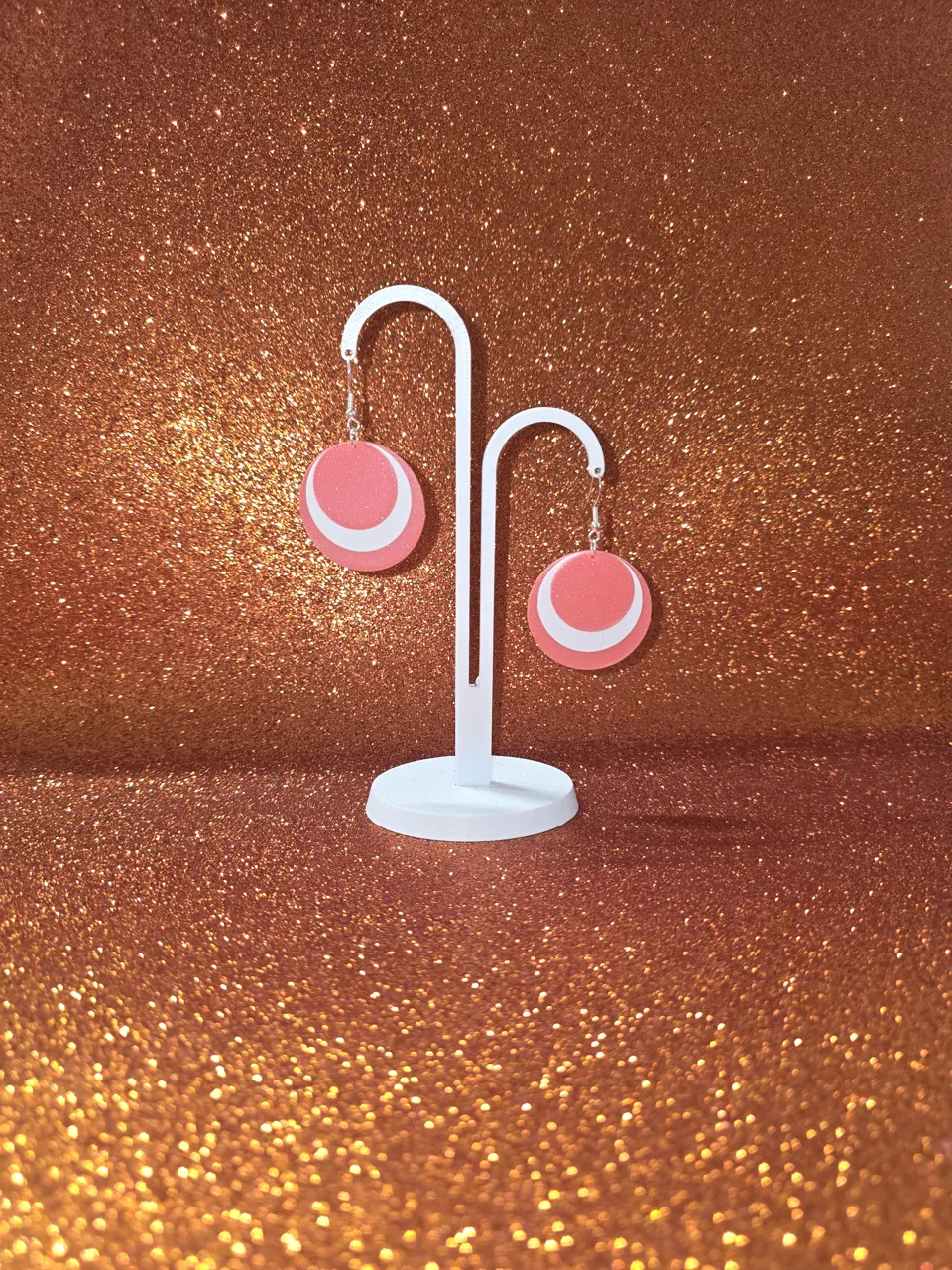 Three balls earrings view 3