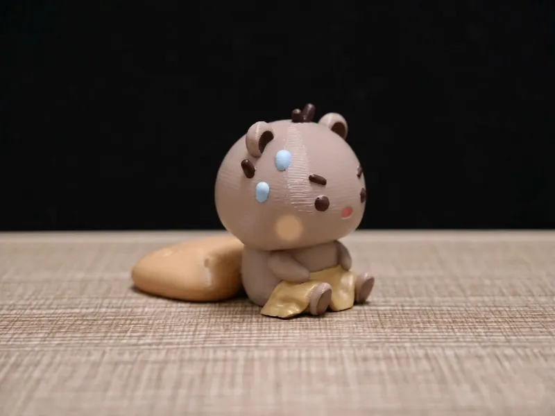 情侣熊系列-睡觉惊醒的布 布（Couple Bear-Startled Bu bu Asleep）