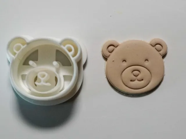 Teddybear Polymer Clay Cutter Earrings Necklaces