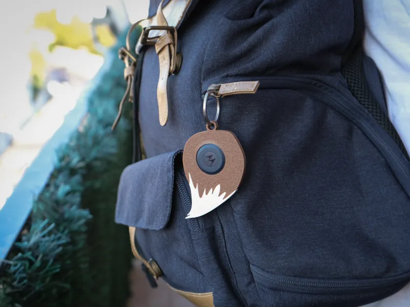 Porta MotoTag/airtag a forma di coda di Eevee
