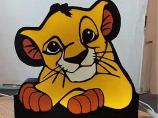 Simba Lightbox - Multicolor 3D Print
