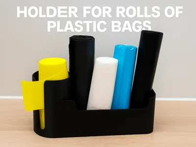 Holder for Rolls of Plastic/Trash Bags