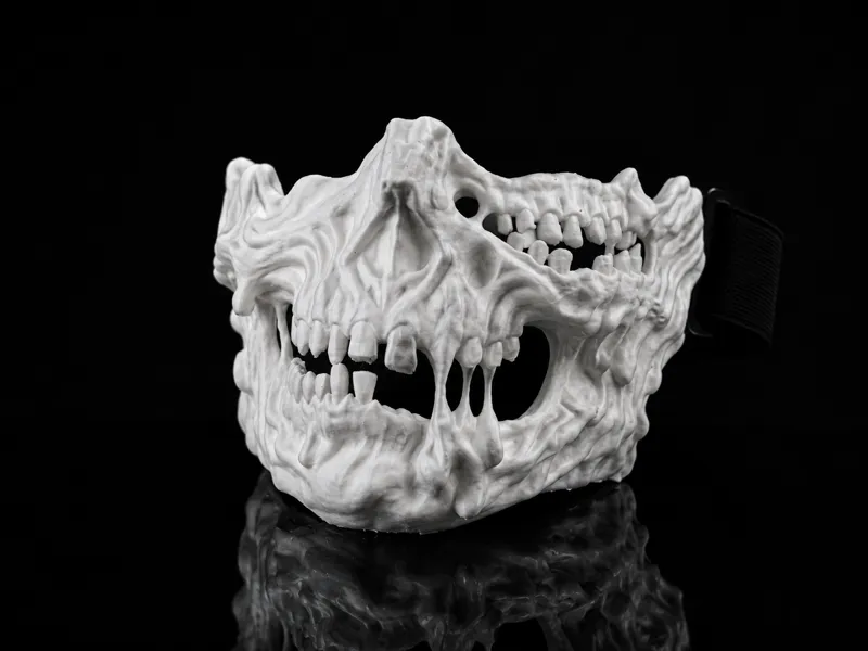 Mutated Horror Skull Mask - Highly Detailed